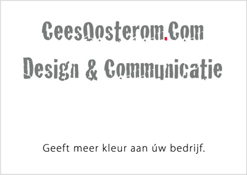 brochure cees oosterom
design en communicatie